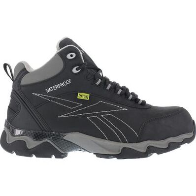 Reebok Beamer Men's Composite Toe Internal Metatarsal Guard Waterproof Black Work Hiker, , large