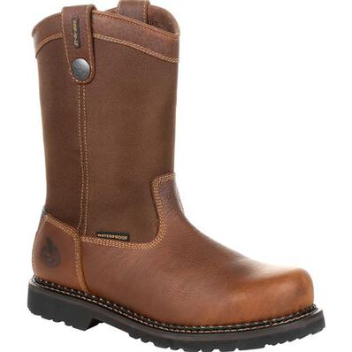 Georgia Giant Revamp Steel Toe Waterproof Pull-On Work Boot, , large