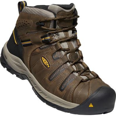 KEEN Utility® Flint II Mid Men's Steel Toe Electrical Hazard Work Hiker ...