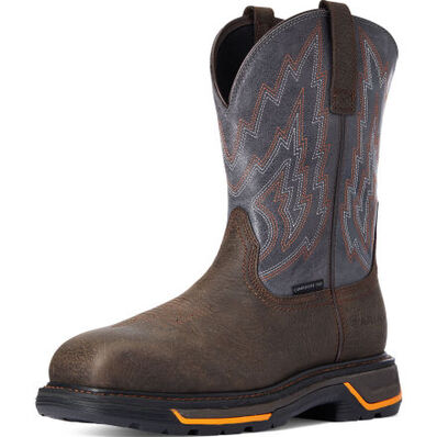 Ariat Big Rig Men's 11-inch Composite Toe Electrical Hazard Western Work Boot, , large