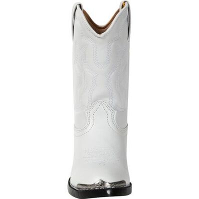 Durango® Little Kid White Western Boot, , large