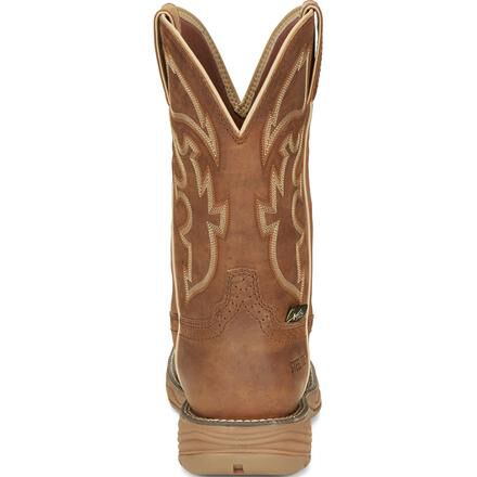 Justin Work Stampede Rush Men s Internal Met Steel Toe Electrical Hazard Waterproof Pull on Western Work Boot