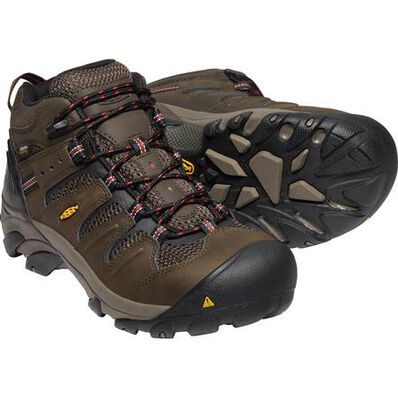 KEEN Utility® Lansing Mid Men's Steel Toe Electrical Hazard Waterproof Work Hiker, , large