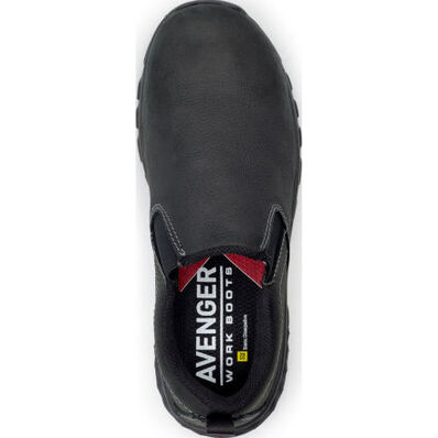 Avenger Flight Women's Composite Toe Static-Dissipative Slip-On Leather Work Shoe, , large