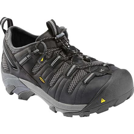 Men s Black Steel Toe Work Athletic Shoe Keen Atlanta Cool