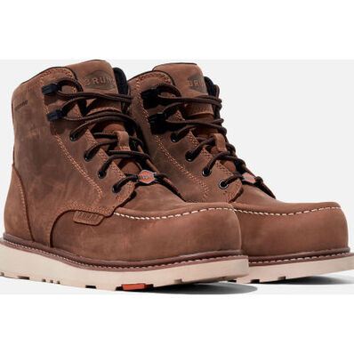 Brunt Marin Men's Composite Toe Waterproof Unlined Leather Work Boot, , large