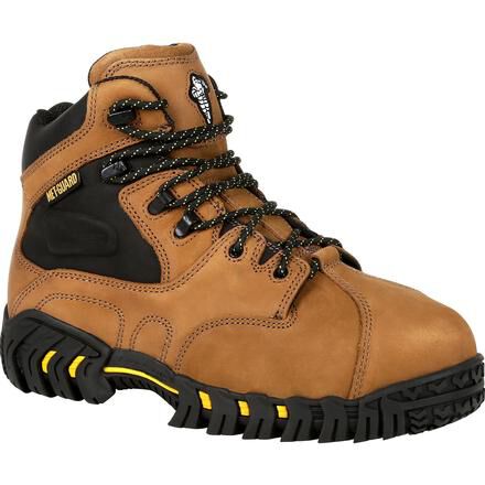 Work boots with steel toe and metatarsal hot sale
