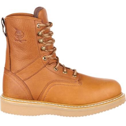 Georgia Boot Men s 8 Steel Toe Wedge Work Boots Style G8342