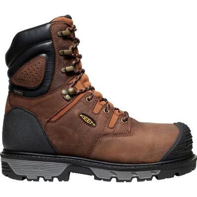 KEEN Utility® Camden Men's 8-inch Carbon-Fiber Toe 600G Insulated Waterproof Work Boot, , large