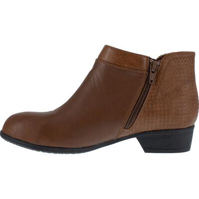 Rockport Works Carly Work Women's Alloy Toe Electrical Hazard Bootie, , large