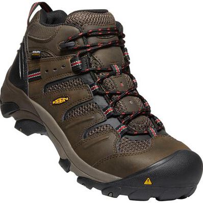 KEEN Utility® Lansing Mid Men's Steel Toe Electrical Hazard Waterproof Work Hiker, , large