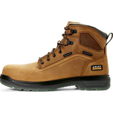 Ariat Turbo Men's Carbon Toe Electrical Hazard Waterproof Work Boot, , large