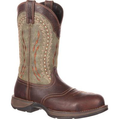 Rebel™ by Durango® Composite Toe Saddle Western Boot, , large