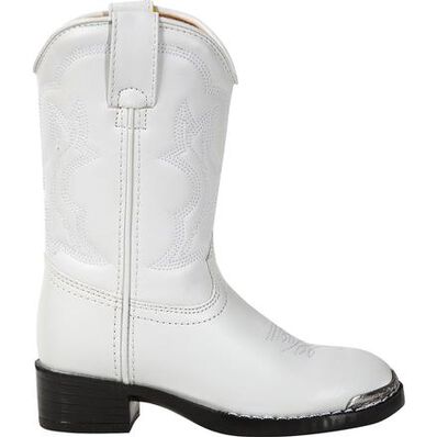 Durango® Little Kid White Western Boot, , large
