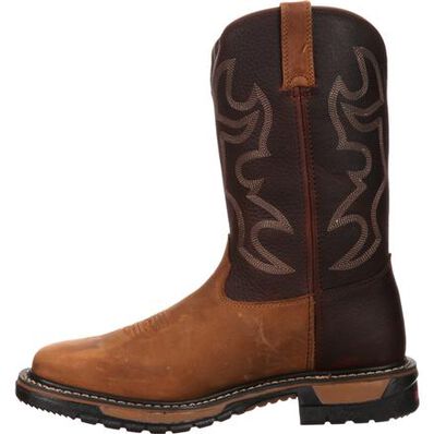 Rocky Original Ride Steel Toe Western Boot, , large