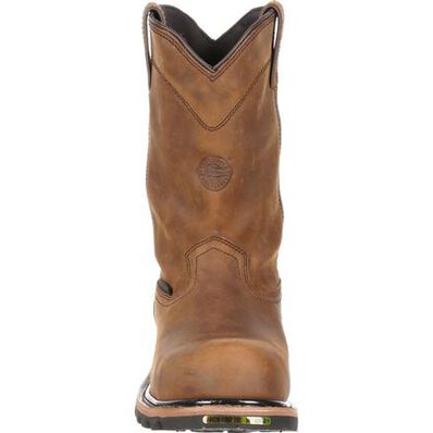 Justin Work Worker II™ Pulley Composite Toe Internal Met Guard Waterproof Western Work Boot, , large