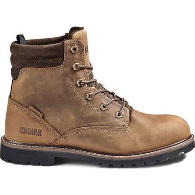 Kodiak McKinney Men's Electrical Hazard Waterproof Leather Work Boot, , large