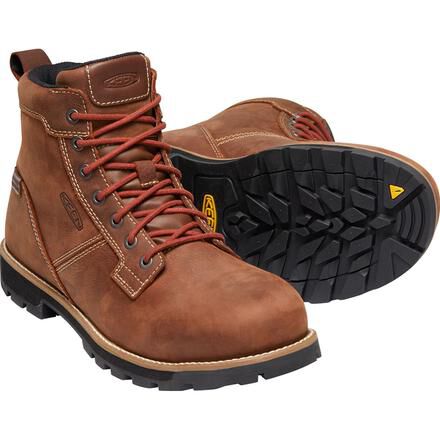 KEEN Utility Seattle Men s 6 inch Aluminum Toe Electrical Hazard Waterproof Work Boots K1020062
