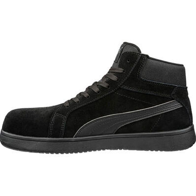 Puma Safety Iconic Suede Mid Women's Fiberglass Toe Electrical Hazard Athletic Work Shoe, , large