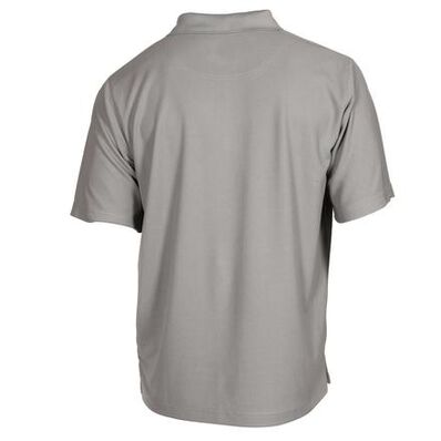 Rocky Logo Short-Sleeve Polo Shirt, GRAY, large