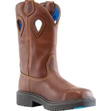 Steel Blue - Blue Heeler Men's Steel Toe Electrical Hazard Waterproof Pull-On Western Work Boot