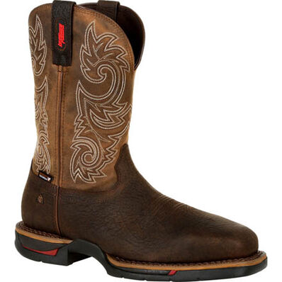Rocky Long Range Steel Toe Waterproof Western Boot, , large