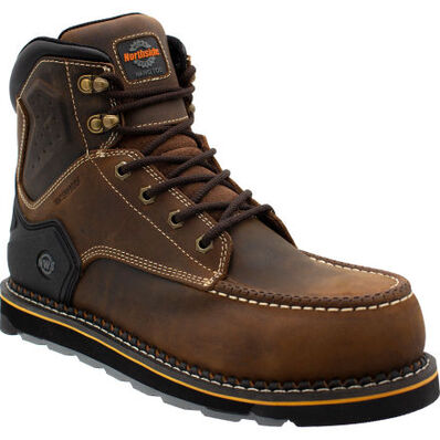 Northside Work Roanoke Men's 6-inch Nano Toe Electrical Hazard Waterproof Work Boot, , large