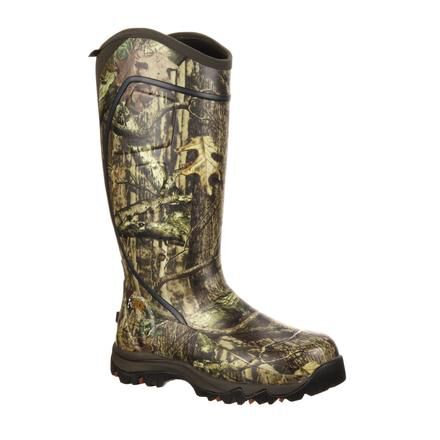 Rocky Core Waterproof Insulated Rubber Outdoor Boot. Mossy Oak boots. RKYS063
