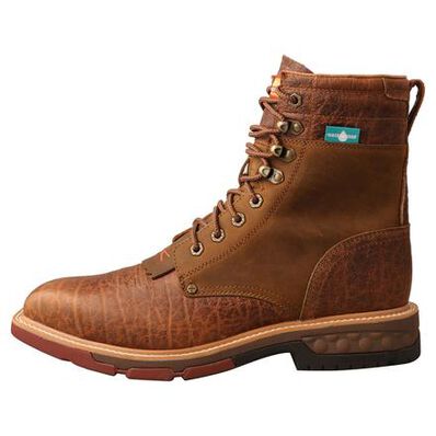 Twisted X CellStretch Men's 8-Inch Alloy Toe Electrical Hazard Waterproof Work Boot, , large