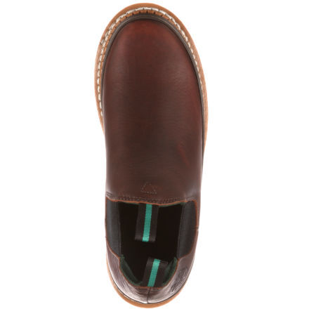 Brown Romeo Work Shoe by Georgia Boot Classic Romeo Style