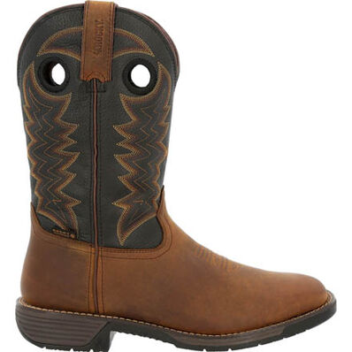 Rocky Rugged Trail Steel Toe Waterproof Western Boot, , large