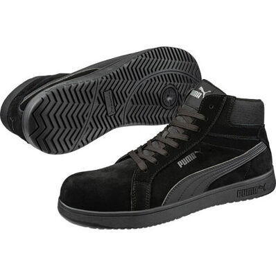Puma Safety Iconic Suede Mid Women's Fiberglass Toe Electrical Hazard Athletic Work Shoe, , large