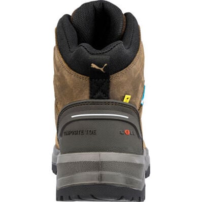 Puma Safety Rock HD Mid Men's Composite Toe Electrical Hazard Waterproof Work Hiker, , large
