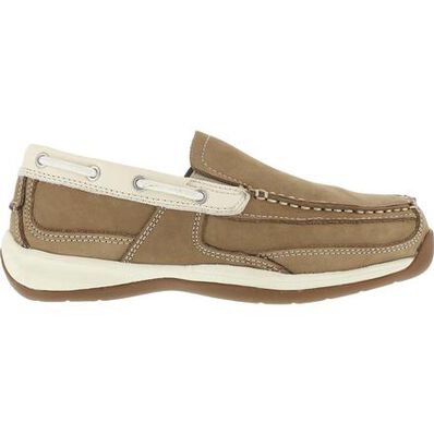 Rockport Works Sailing Club Women's Steel Toe Work Boat Shoe, , large