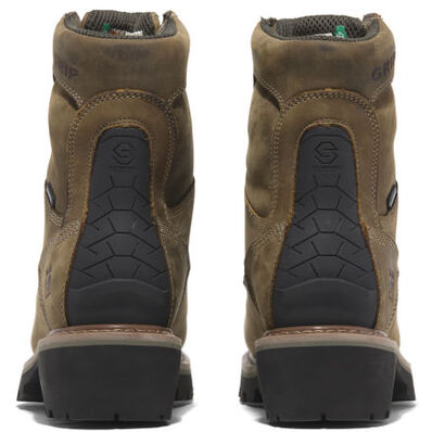 Timberland PRO Evergreen Men's 8-inch Composite Toe 400G Insulated Waterproof Logger Work Boot, , large