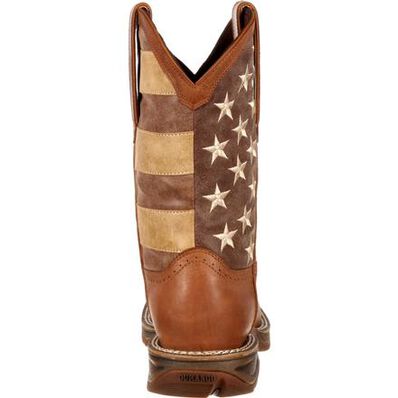 Rebel™ by Durango® Faded Union Flag Western Boot, , large