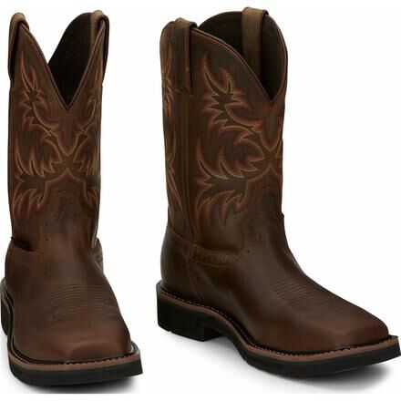 Justin composite toe boots clearance