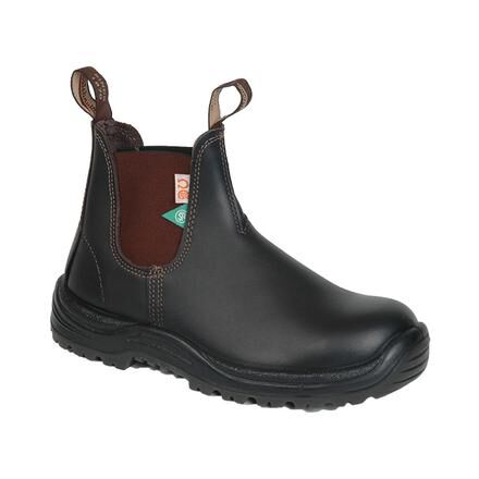 Blundstone Steel Toe CSA Approved Puncture Resistant Elastic Side Slip On Work Shoe BLU162