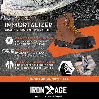 Iron Age Immortalizer Men's Composite Toe Electrical Hazard Waterproof Wellington Work Boot, , large