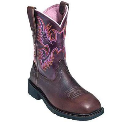 Ariat Women's Krista Pull-On Steel Toe Work Boot, , large