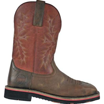 HOSS Landon Men's 11-inch Steel Toe Electrical Hazard Western Work Boot, , large