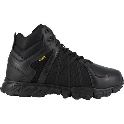 Reebok Trailgrip Work Men's Internal Metatarsal Alloy Toe Electrical Hazard Waterproof Mid Athletic Shoe, , large