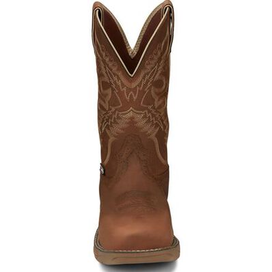 Justin Work Stampede Rush Women's Composite Toe Electrical Hazard Waterproof Pull-on Western Work Boot, , large