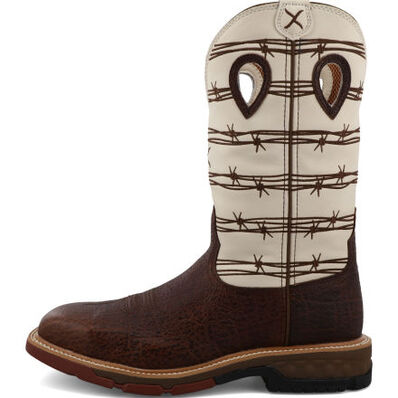 Twisted X CellStretch Men's 12-Inch Alloy Toe Electrical Hazard Western Work Boot, , large