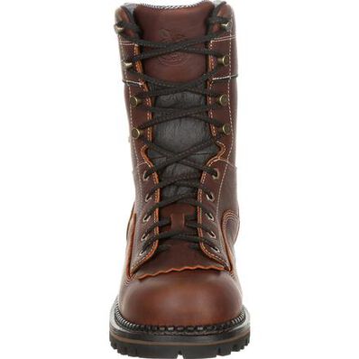 Georgia Boot AMP LT Logger Low Heel Waterproof Work Boot, , large Georgia Boot AMP LT Logger Low Heel Waterproof Work Boot, , large