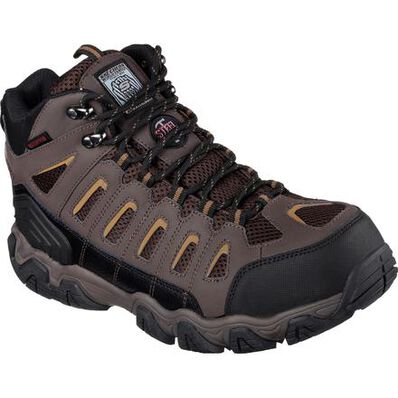 SKECHERS Work Blias-Bixford Men's 6 inch Steel Toe Electrical Hazard Waterproof Work Hiker, , large