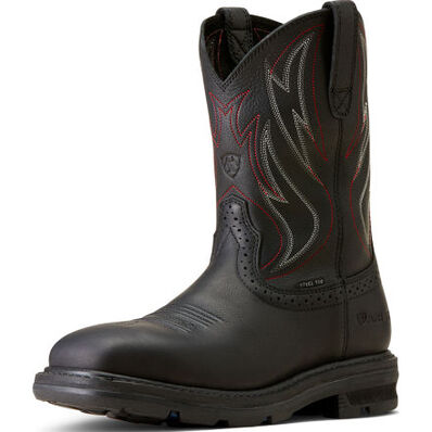 Ariat Sierra Shock Shield Men's 10-inch Steel Toe Electrical Hazard Western Work Boot, , large