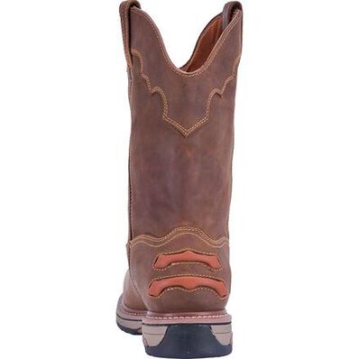 Dan Post Journeyman Men's Composite Toe Electrical Hazard Waterproof Western Work Pull-on Boot, , large