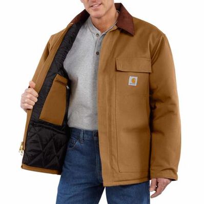 Carhartt Duck Traditional Arctic Quilt-Lined Coat, , large