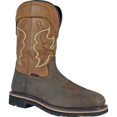 HOSS Showdown Men's 11-inch Composite Toe Puncture- Resisting Waterproof Western Work Boot, , large